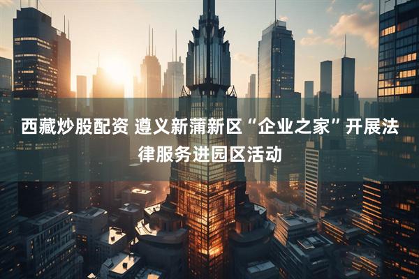 西藏炒股配资 遵义新蒲新区“企业之家”开展法律服务进园区活动